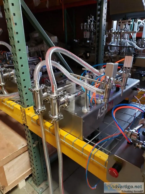 Advanced Suction Pump (ASP) Double Head Piston Fillers  Filling 