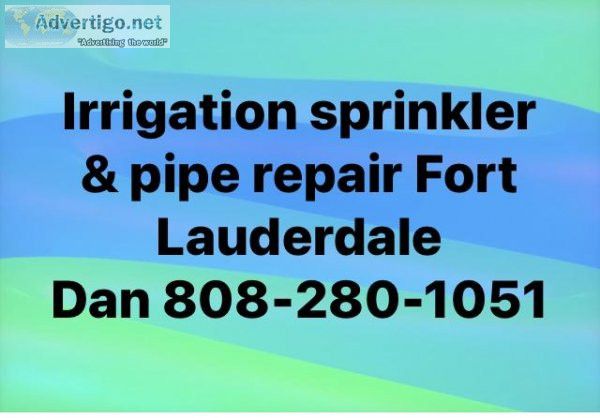 Irrigation sprinkler repair