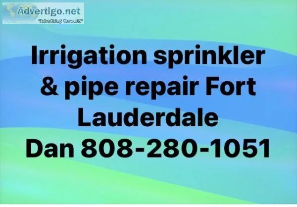 Irrigation sprinkler repair