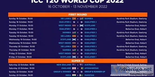 Fairplay blog - icc t20 world cup schedule