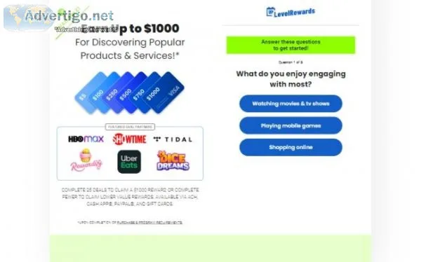 Rewarded Discovery - Earn up to 1000 - (US) HOT