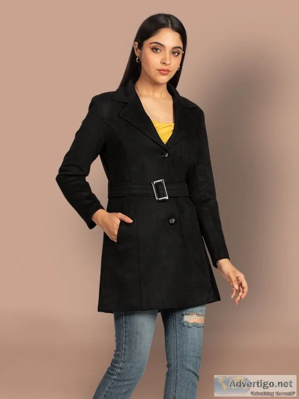 Shop for premium women long coats online india at beyoung