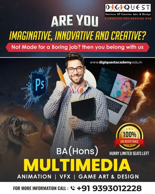Digiquest | degree in multimedia & animation courses in hyderaba