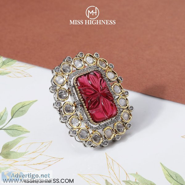 Stylish pearl ring online - misshighness