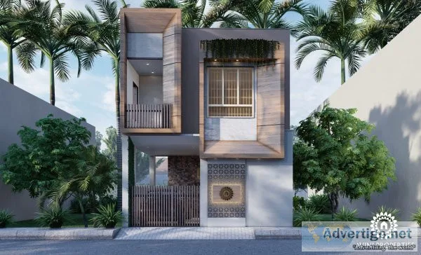 3 bhk 1200 sft with single carpark semifurnished villa 