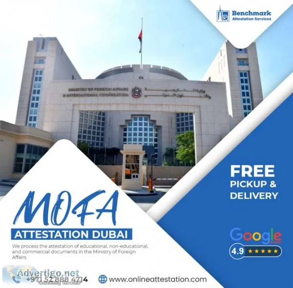 Mofa attestation dubai