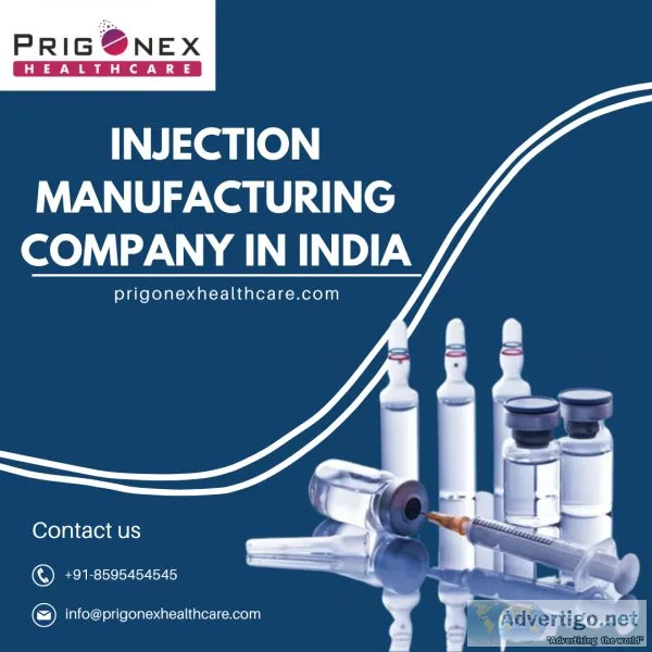Injection manufacturing company in india | prigonex healthcare
