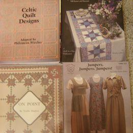 NEEDLEWORK ARTS Library of 30 large softcovers and 15 leaflets. 
