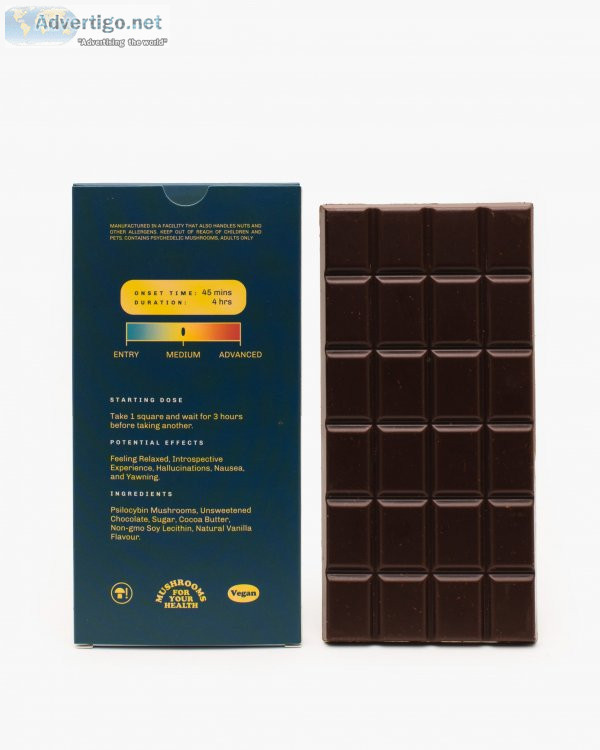 Buy golden teacher psychedelic chocolate bar online