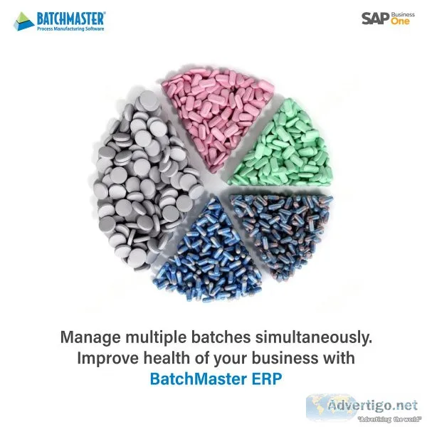 Erp software for pharma manufacturing industry