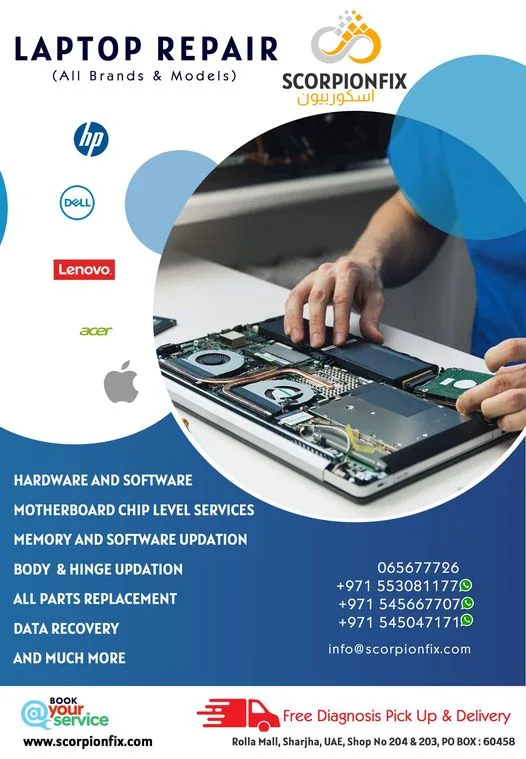 Dell laptop battery replacement in dubai