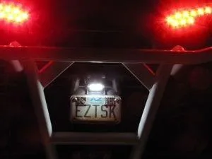 Led License Front Flare Brackets  EZ Turn Signal Kits