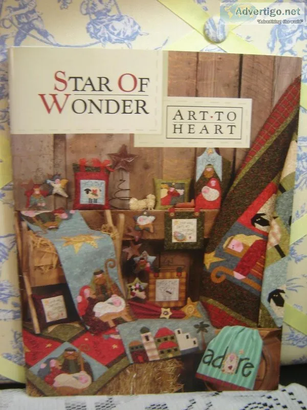 Santa s Coming and Star Of Wonder. Designs by Nancy Halvorsen. p