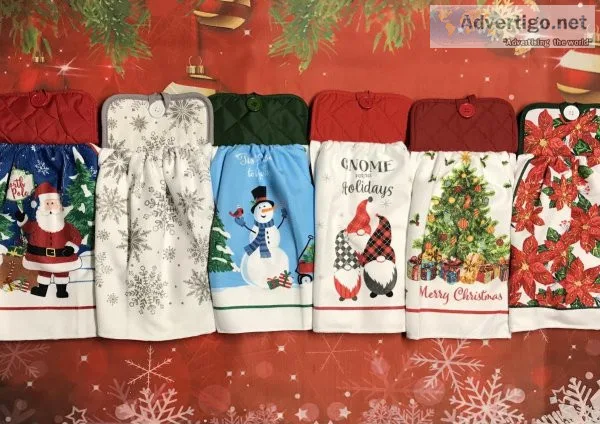 Kid s Santa s Sleigh Kitchen Towel and Gift Ideas