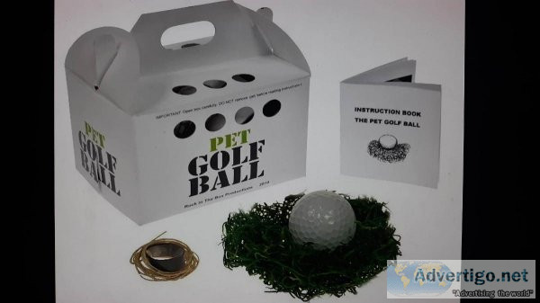 Pet Golf Ball with walking leash