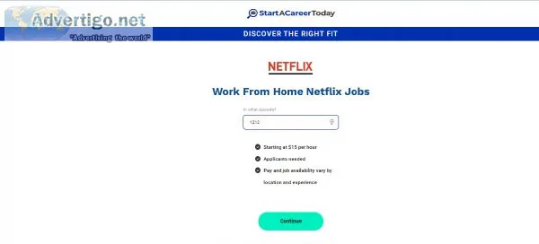 Start a career From today in USA
