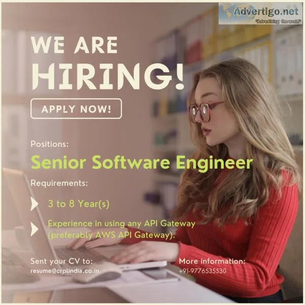 Senior Software Engineer Job Vacancy