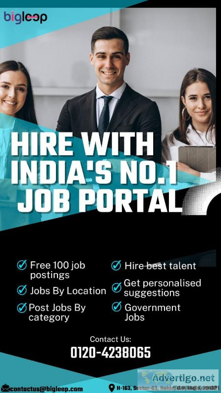 Hire with India s No.1 Job Portal- Bigleep