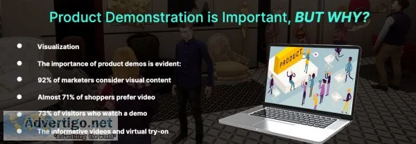 How essential is a product demonstration for your e-commerce sto