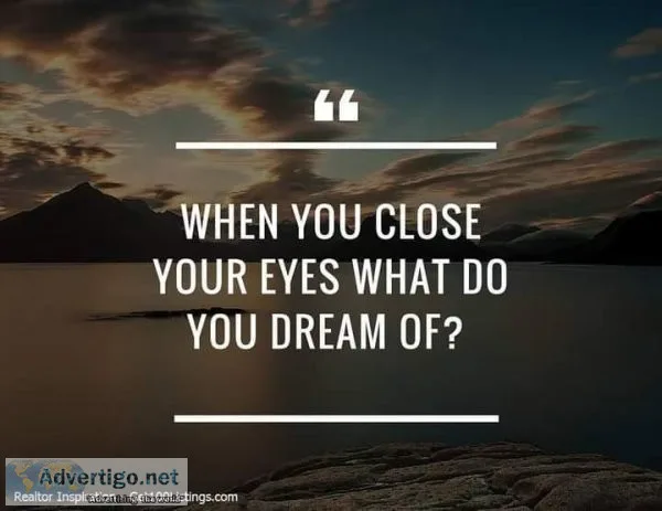 When You  Close Your Eyes What Do You Dream Of