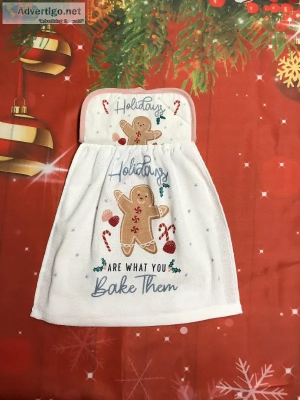 Cookies and Kitchen Towels Gift Exchange Ideas