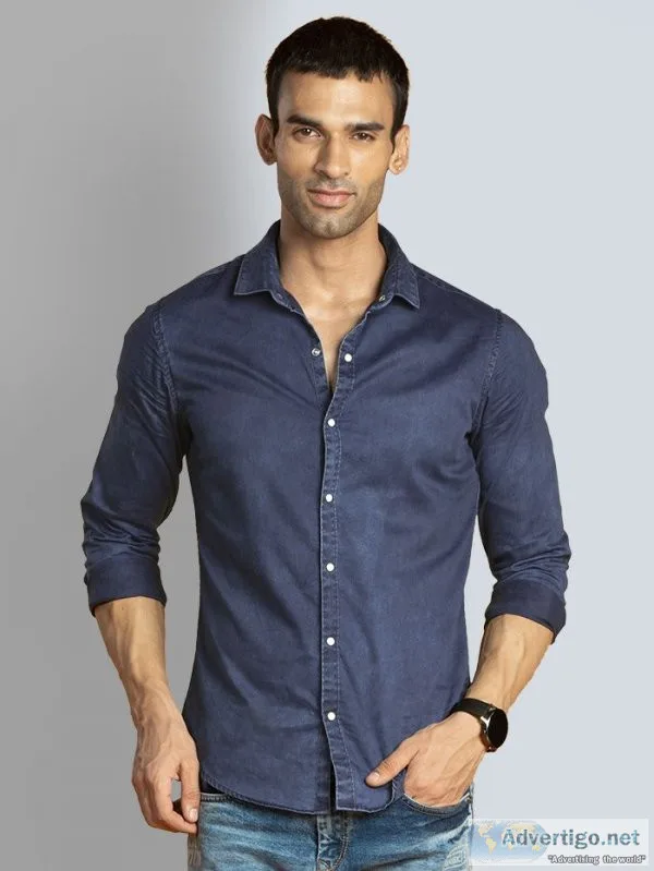 Elite collection of denim shirts | upto 60% off | beyoung