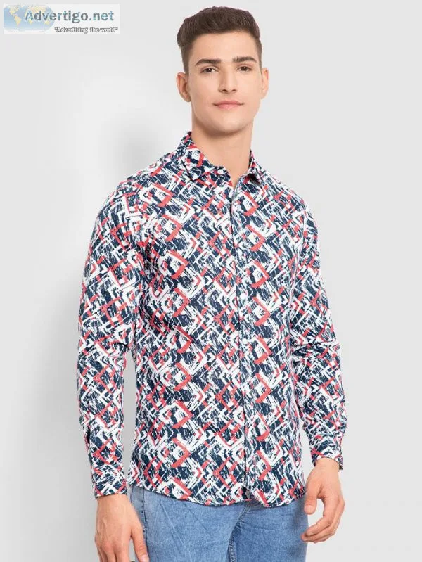 Shop premium collection of printed shirts for men - beyoung