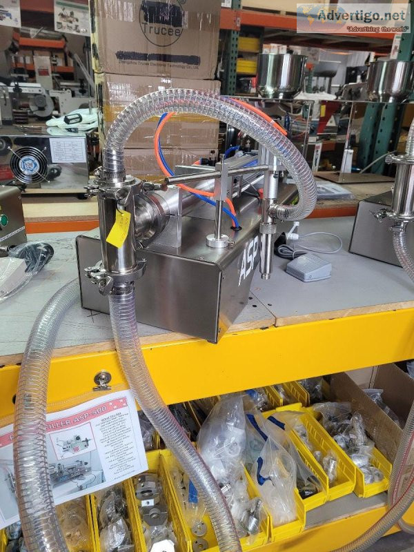 Advanced Suction Pump (ASP) Double Head Piston Fillers  Filling 