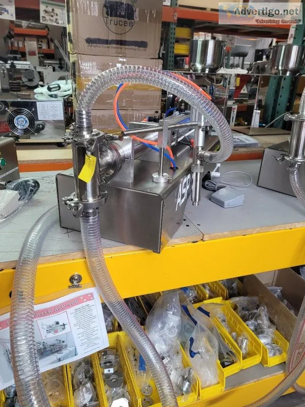 Advanced Suction Pump (ASP) Double Head Piston Fillers  Filling 