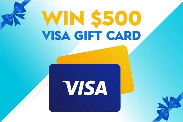 500 VISA Gift Card Black Friday and Cyber Monday