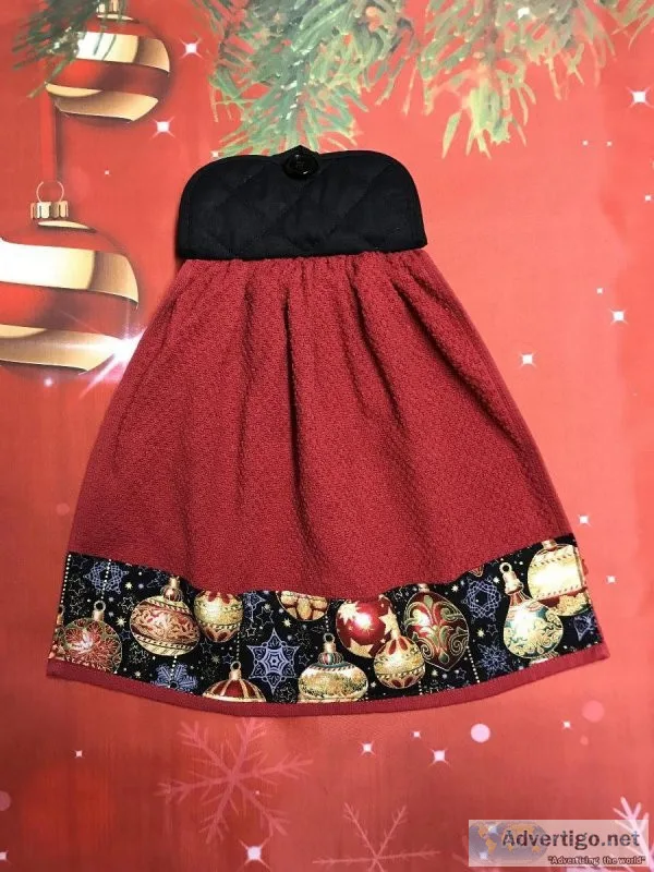 Red Black and Gold Christmas Ornaments Decor