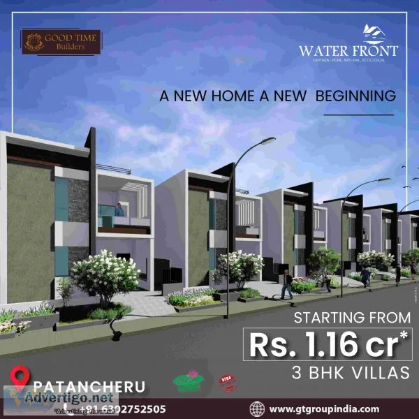 Villas projects in patancheru | good time builders