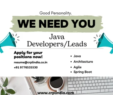Java DevelopersLeads Job Vacancy Apply Now