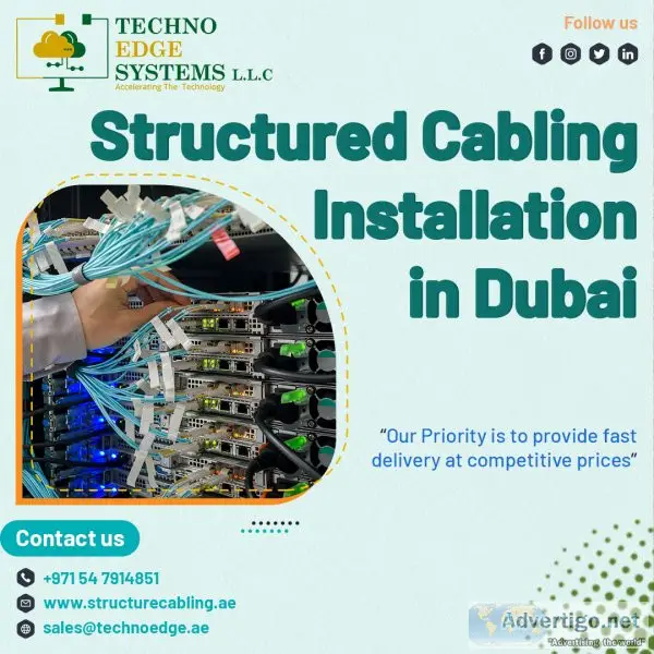 Structured cabling installation In dubai 