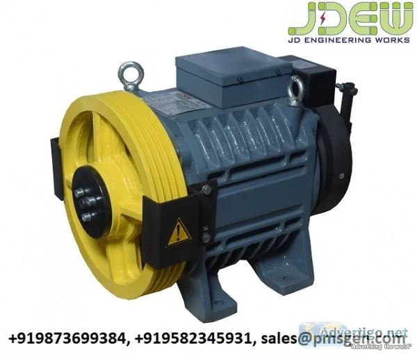 Buy passenger elevator gearless motor at best price in india fro