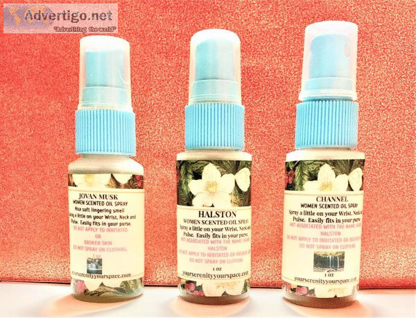 1 oz. CHRISTMAS ITEM- WOMEN SCENTED BODY OIL SPRAY