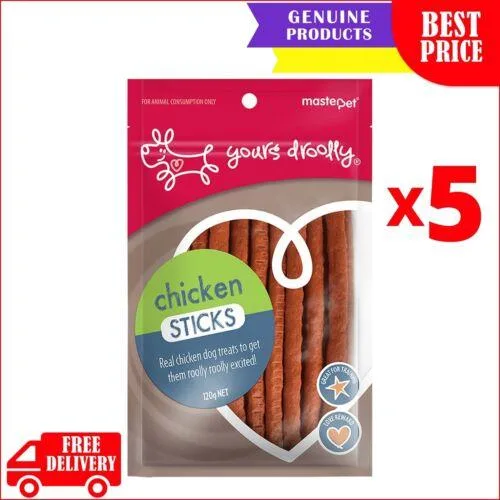 Mouth Watering Chicken Sticks for Dogs from Yours Droolly