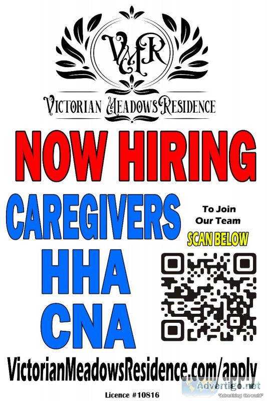 Caregiver for Senior Home - HHA - CNA