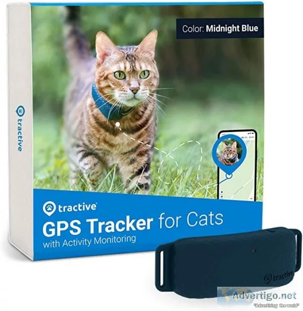 Tractive Waterproof GPS Cat Tracker - Location and Activity Unli