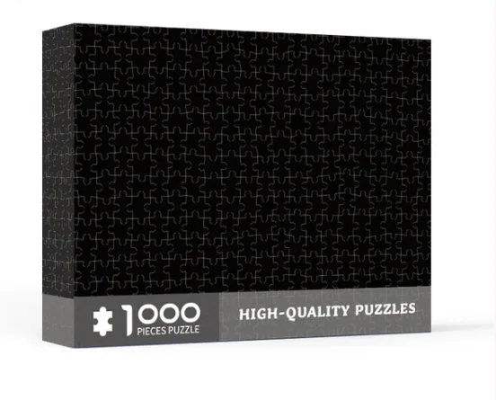 1000 Piece ALL Black Puzzle