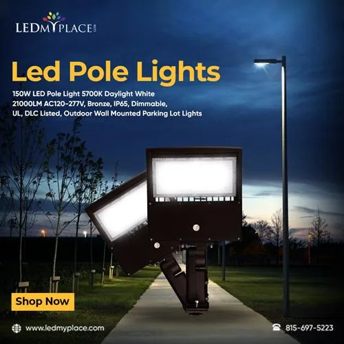 Buy LED Pole Lights For Street and Parking Lot Lights