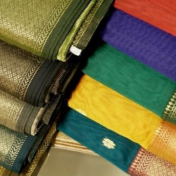 Maheshwari cotton silk saree