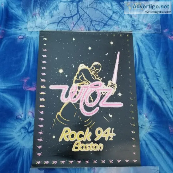WCOZ 94 12 ROCK FM POSTERBOSTON70 S RADIO PROMOEXC. CONDRARE BIR