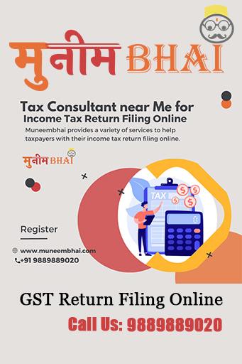 Best tax consultant near me for income tax return filing online