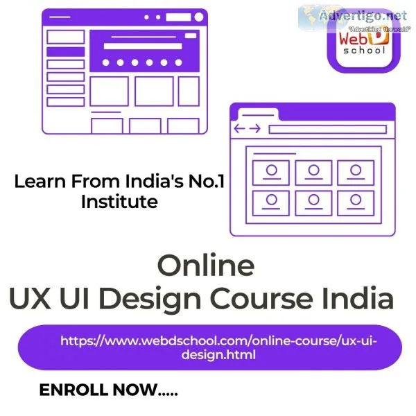 Online uxui design course india