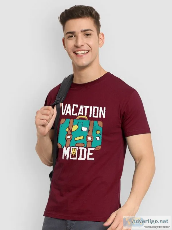 Shop theme-based travel t shirts online at beyoung