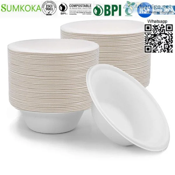 32 oz take out bowl disposable bowl sugarcane bowl salad bowl