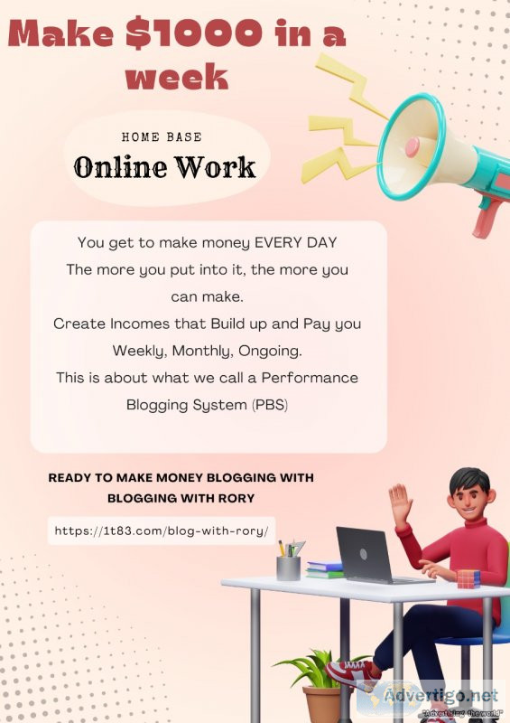 Make $1000 weekly after start online business