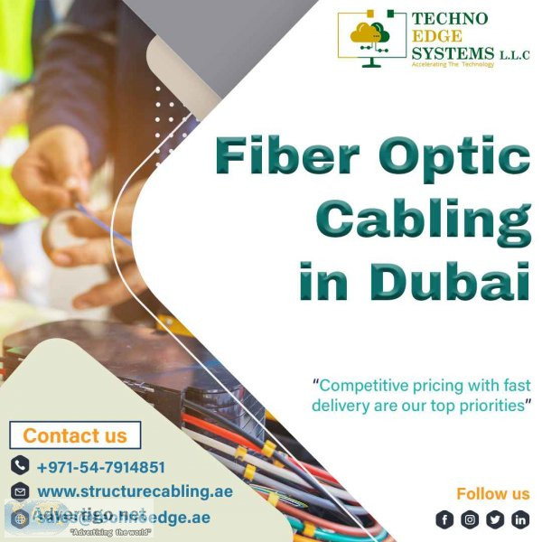 What are the components of fiber cabling services in dubai?