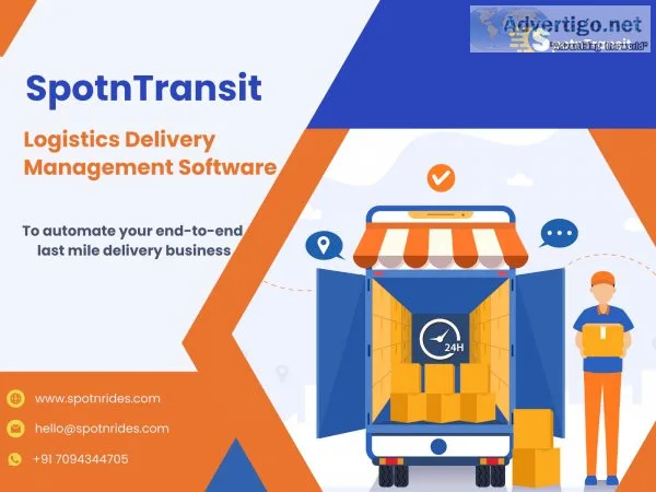 Logistics delivery software